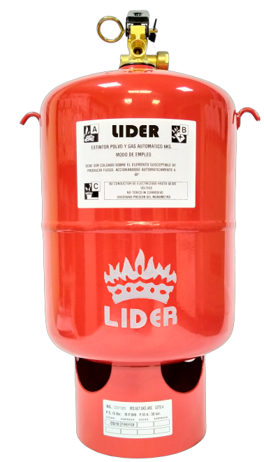 Extintor automático 6 kg