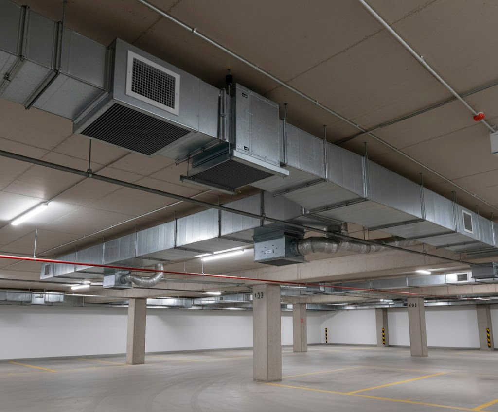 Ventilador mecánico de extracción de humos