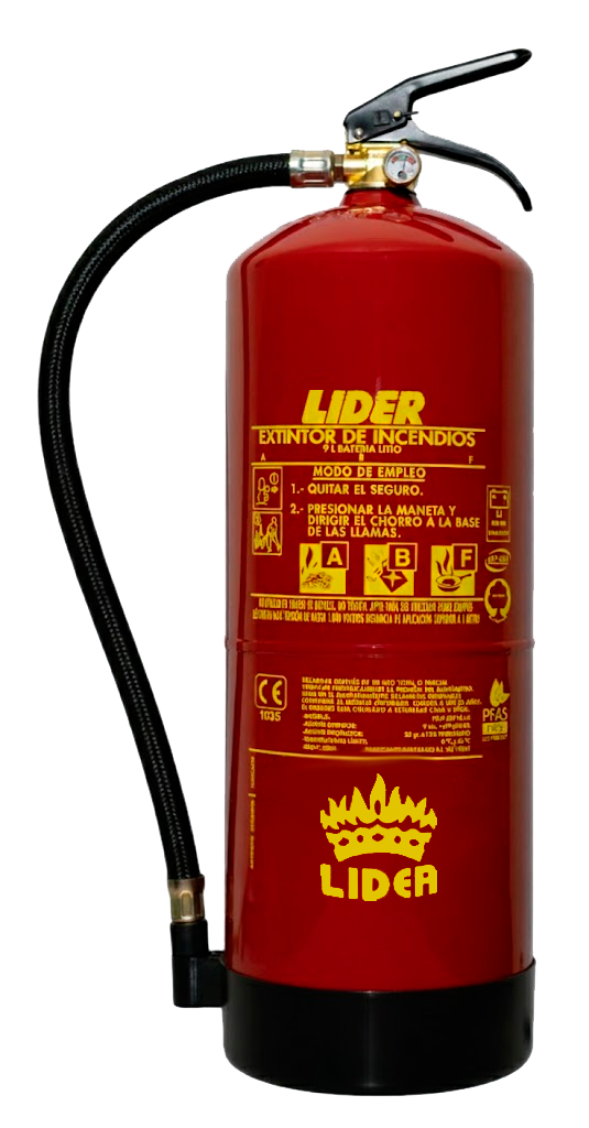 Extintor para baterías de litio 9 L