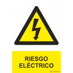 Señal de riesgo eléctrico